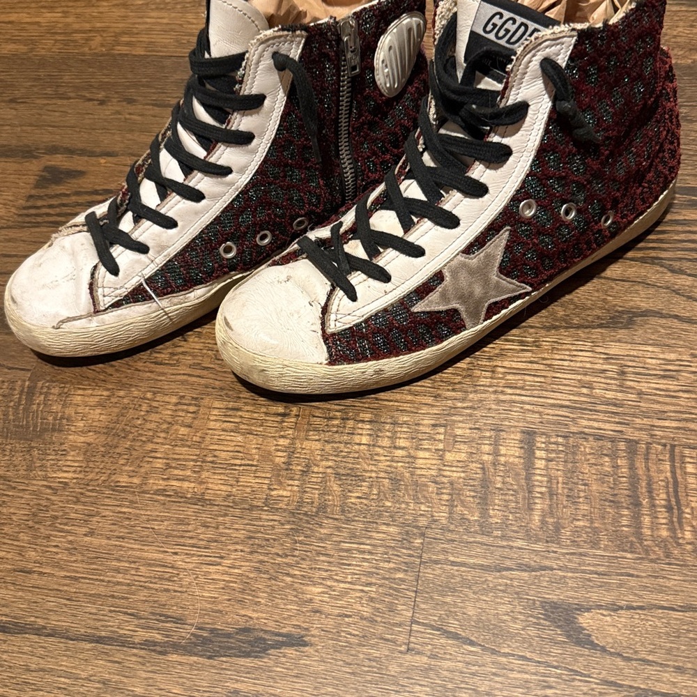 Golden Goose Private Edit Francy High-Top Sneakers size 9 - Picture 8 of 8
